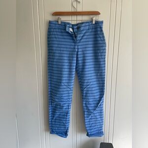 Gap Blue Striped Pants